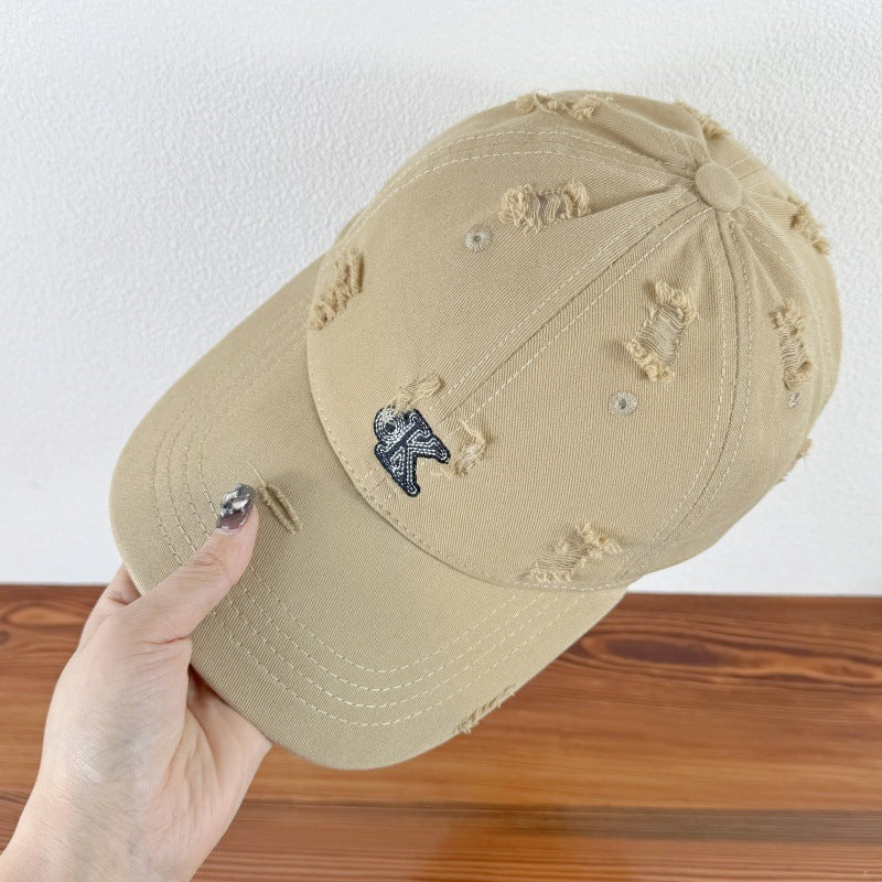 Men's Distressed Adjustable Baseball Cap Stornfield