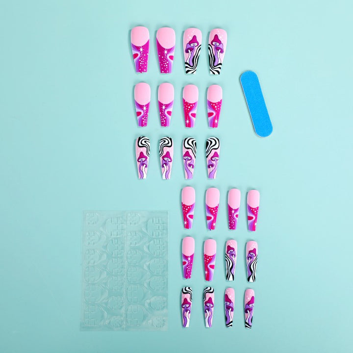 Artificial nails in modern abstract design Stornfield