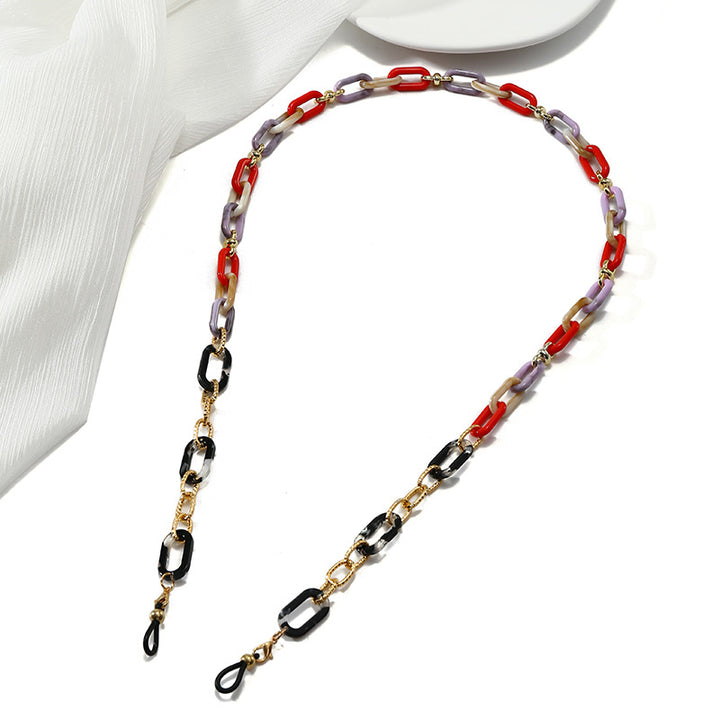 Fashionable Eyewear Chain with Colorful Links Stornfield