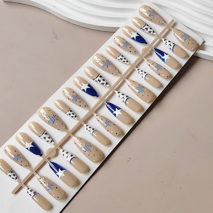 Artificial nails in creative star design Stornfield