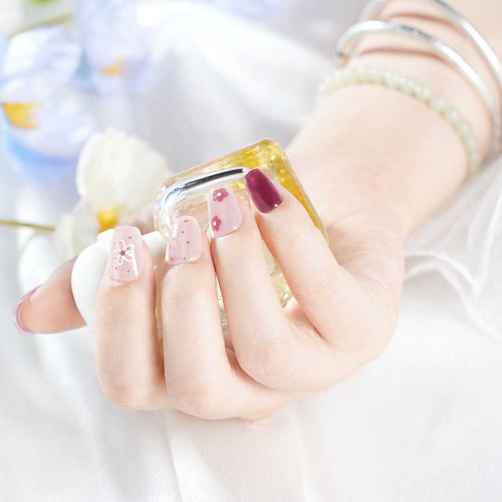 Floral Art Press-On Nail Set Stornfield