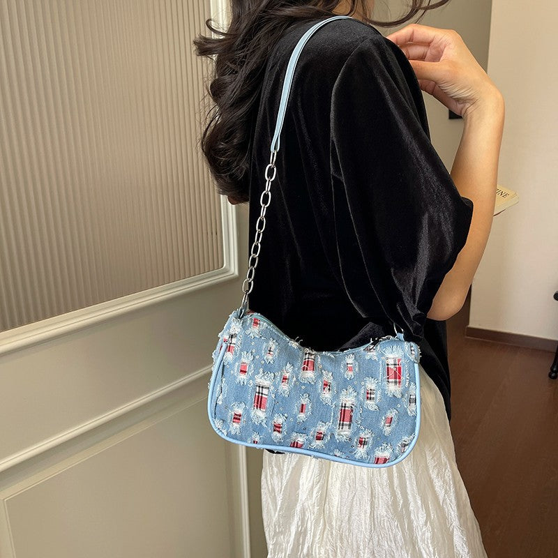 Starry Patterned Shoulder Bag
