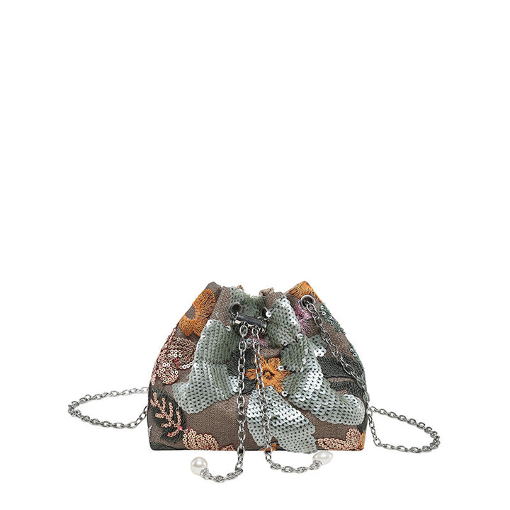 WoStylish Sequin Drawstring Clutch Purse Stornfield