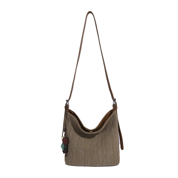 Woven Slouchy Shoulder Bag