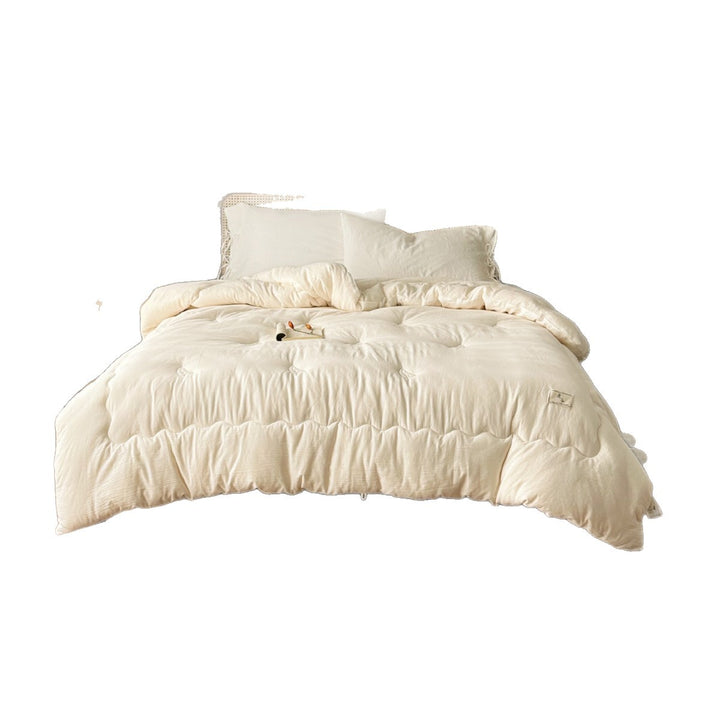 Rollable futon mattress made of cotton, space-saving & breathable