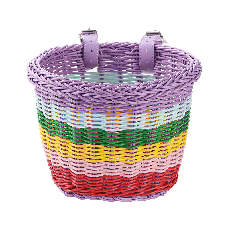 Women Handmade Basket with Colorful Design Stornfield