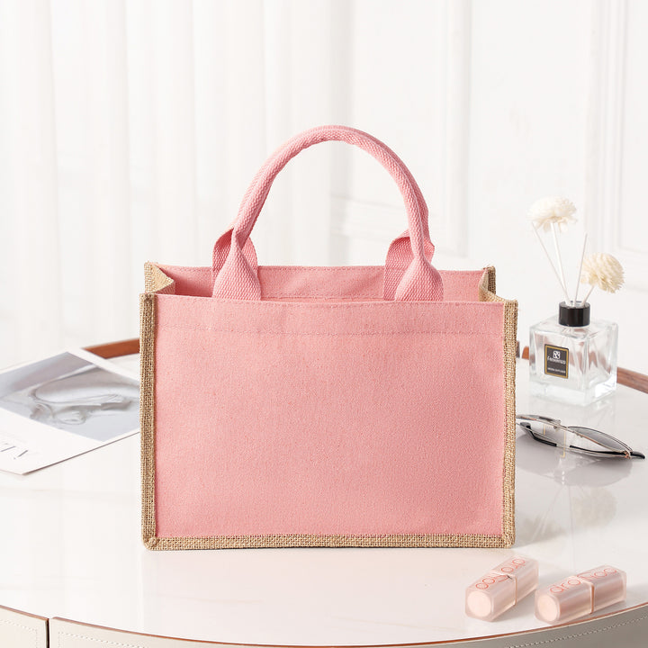 Spacious jute bag with reinforced handles Stornfield
