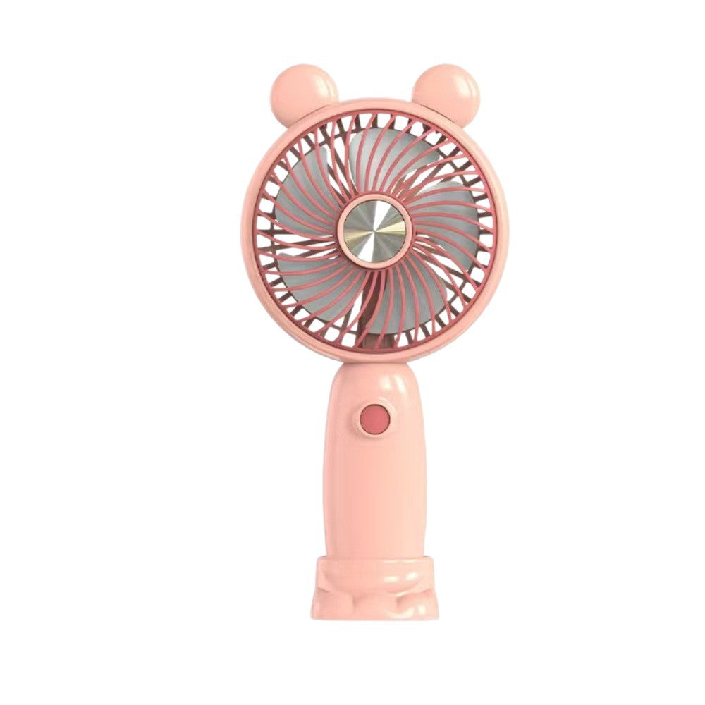 Ladies Portable Hand Fan in playful Bear Design Stornfield