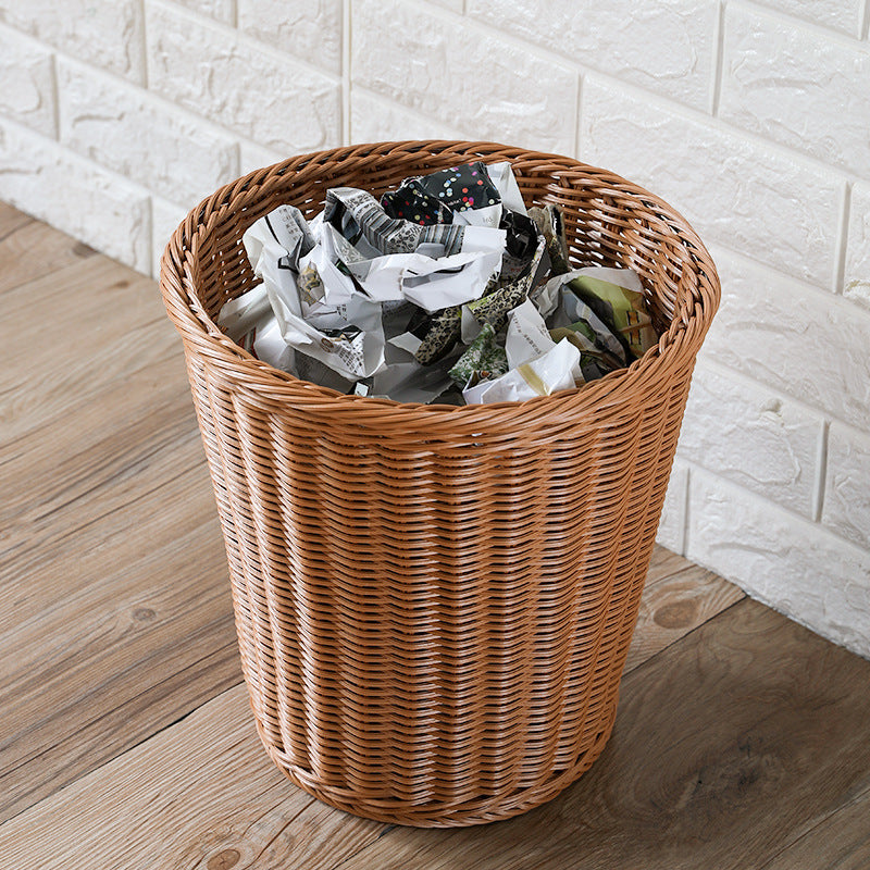 Unisex Elegant Waste Bin made of woven material Stornfield