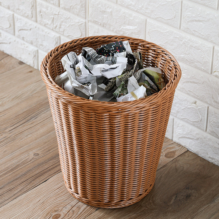 Unisex Elegant Waste Bin made of woven material Stornfield