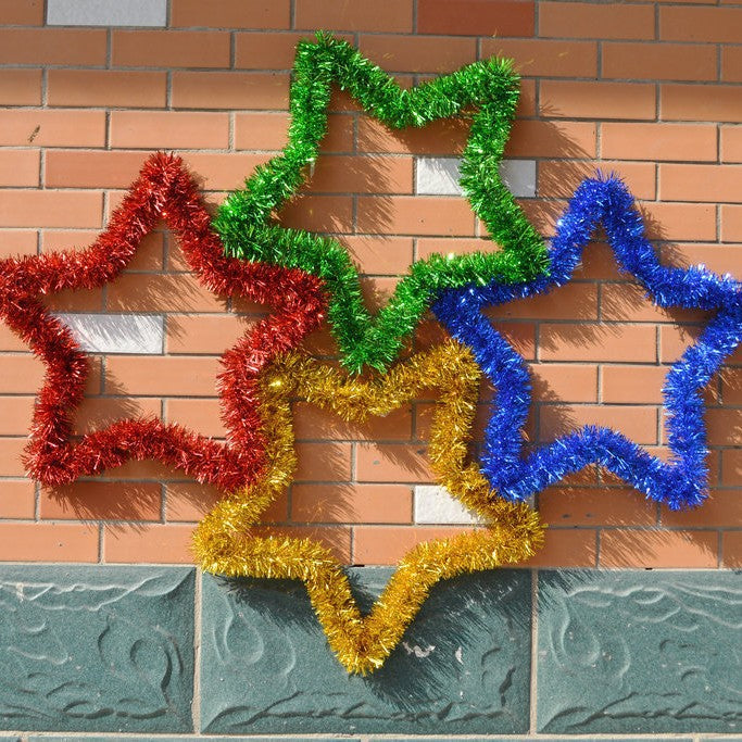 Decorative Christmas Star Garland