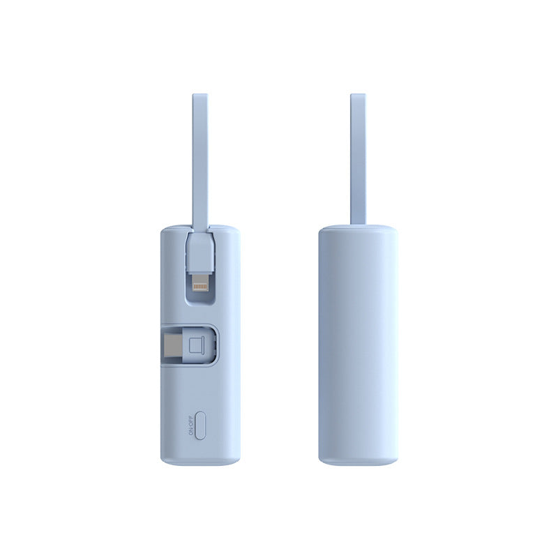 Portable power bank with integrated charging cable and fast charging function Stornfield