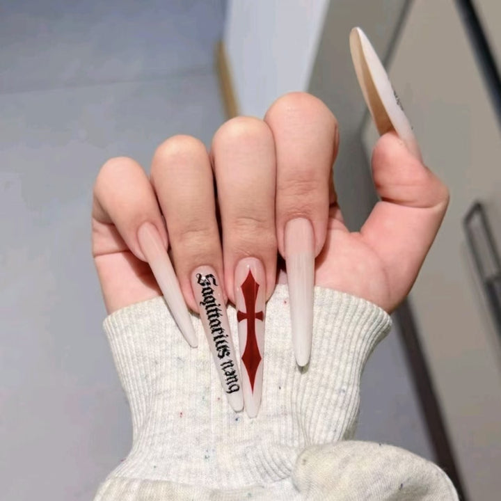 Glossy Acrylic Nail Extensions Stornfield