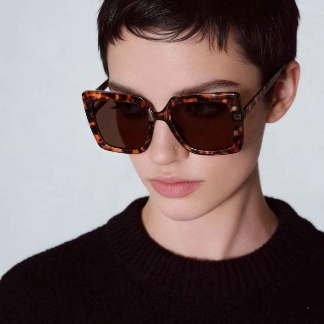 Women's fashionable square reading glasses Stornfield