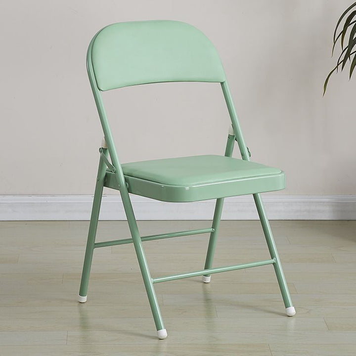 Folding chair with ergonomic design and PU upholstery Stornfield
