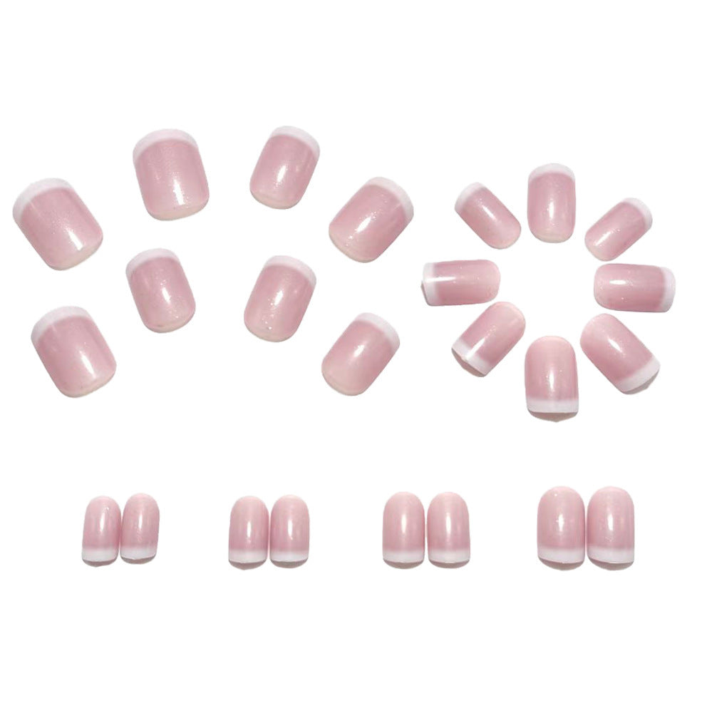 Elegant Art Nails with High Gloss French Tip Stornfield
