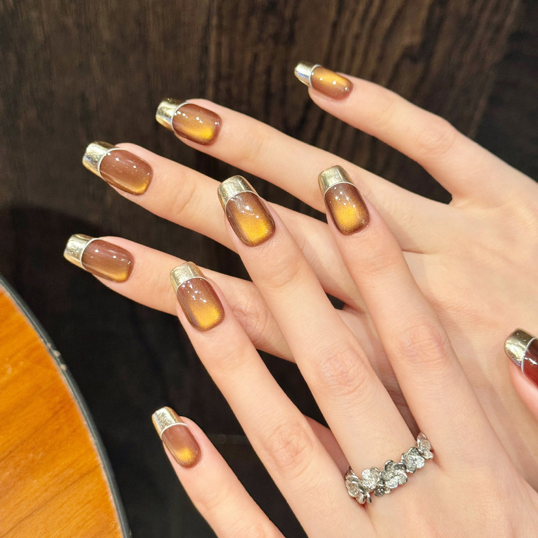 Glittery Ombre Press-On Nail Set