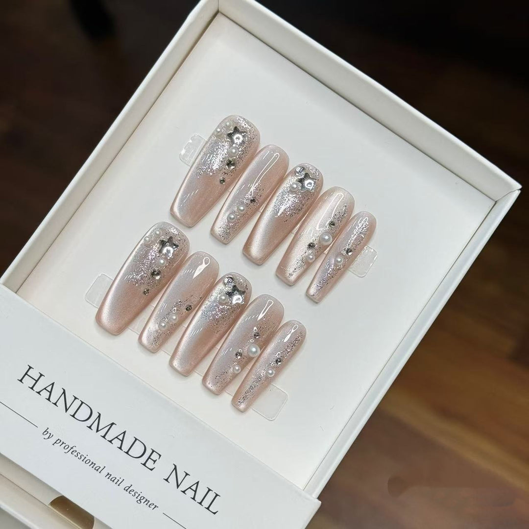 Customized Glamorous Press-On Nail Set