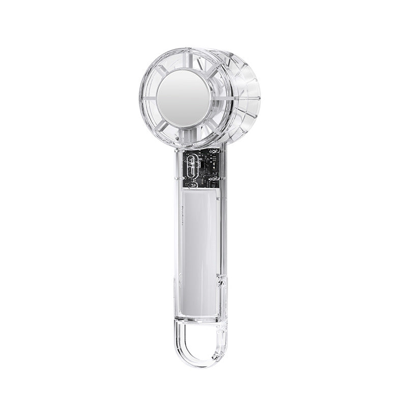 Ladies Portable Hand Fan with Integrated Mirror Stornfield
