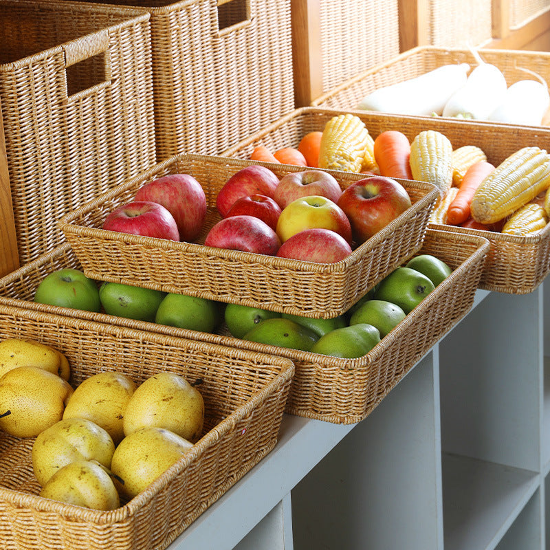 Natural Woven Storage Tray Stornfield