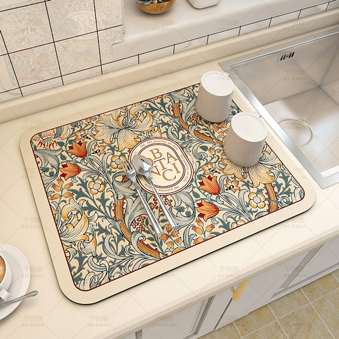 Decorative Kitchen Counter Mat
