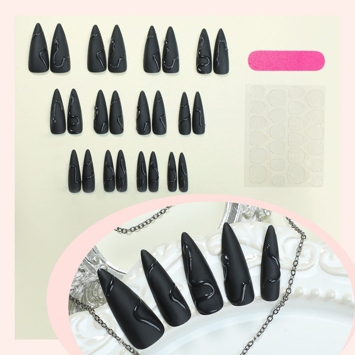 Artistic Stiletto Nail Design Stornfield