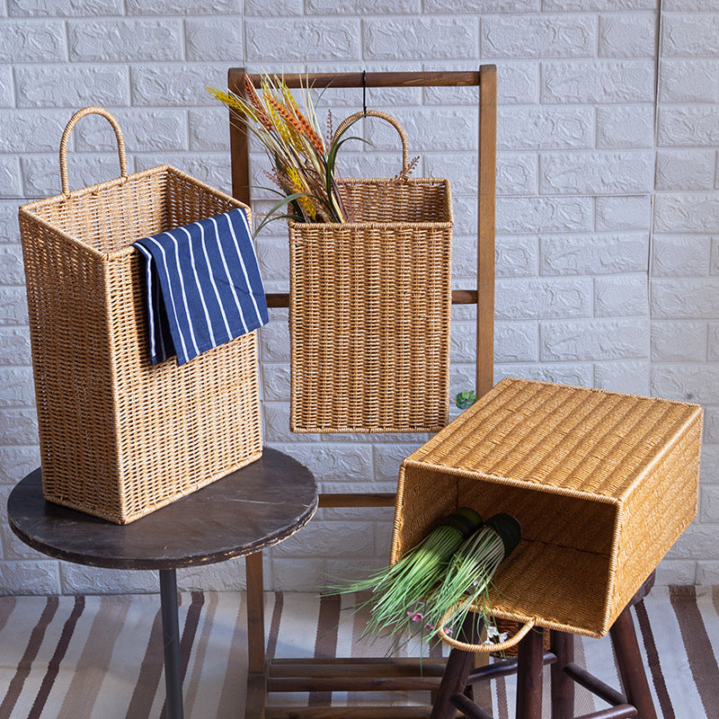 Unisex storage basket with practical carrying handle Stornfield