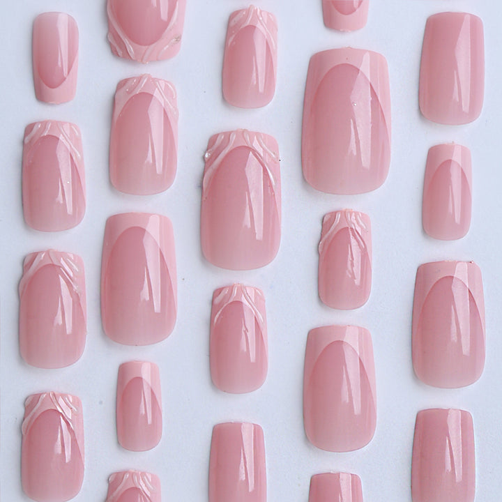 Artificial nails with elegant tip accents Stornfield