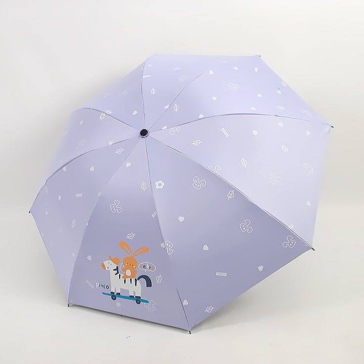 Women’s Folding Umbrella with Playful Animal Design Stornfield