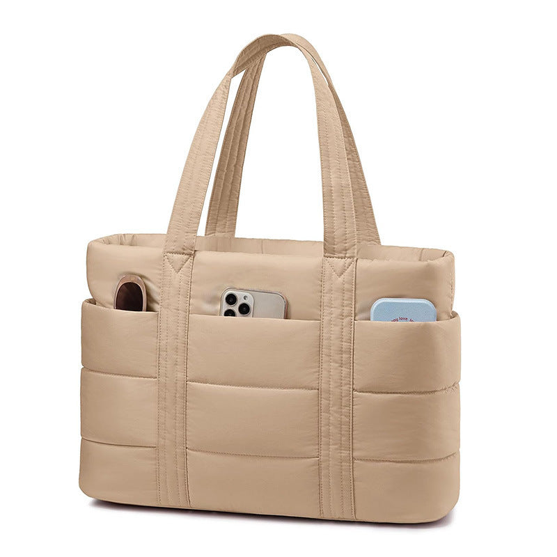 Padded tote bag with practical exterior pockets Stornfield