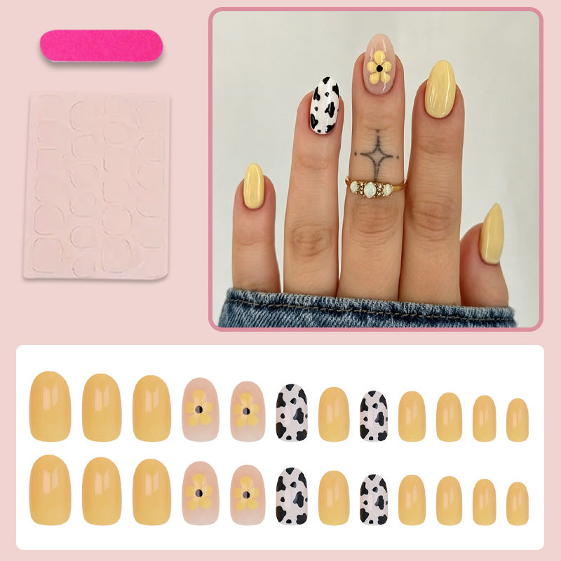 Art nail set with floral and trendy animal patterns Stornfield