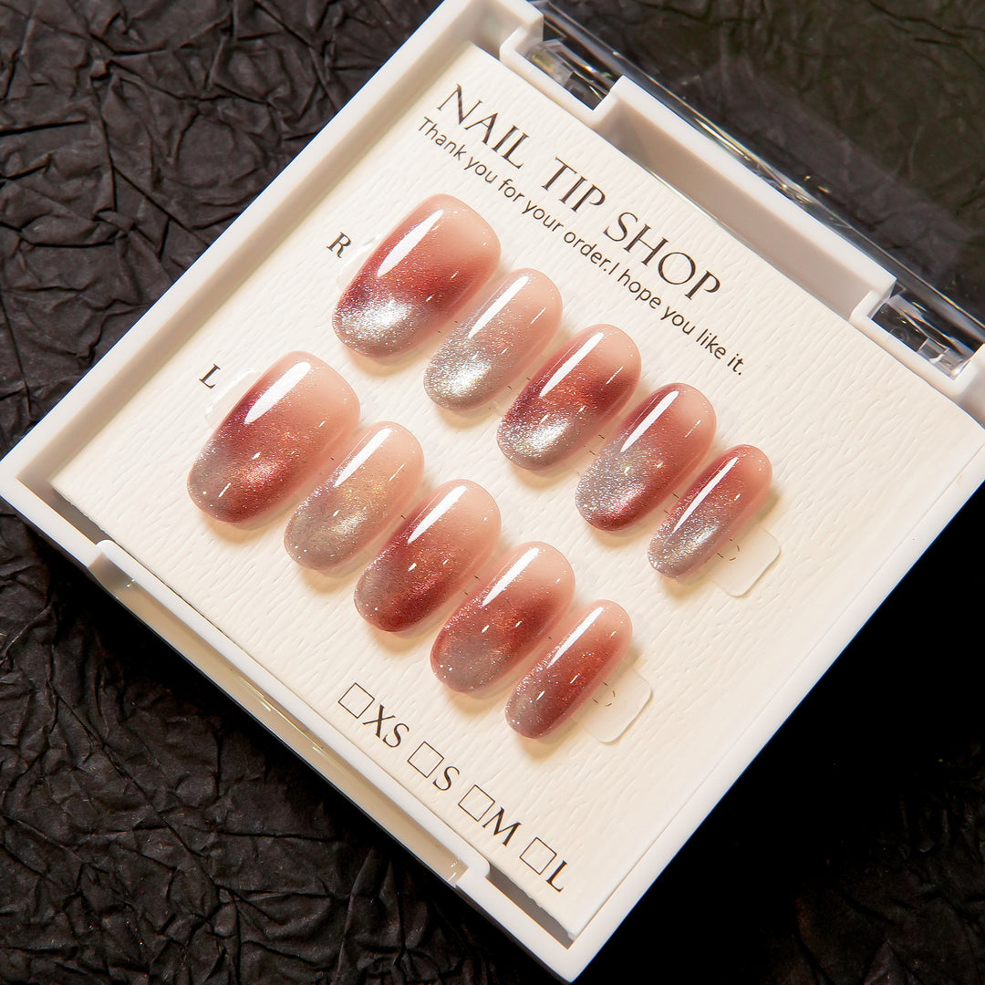 Ombre Glitter Press-On Nails