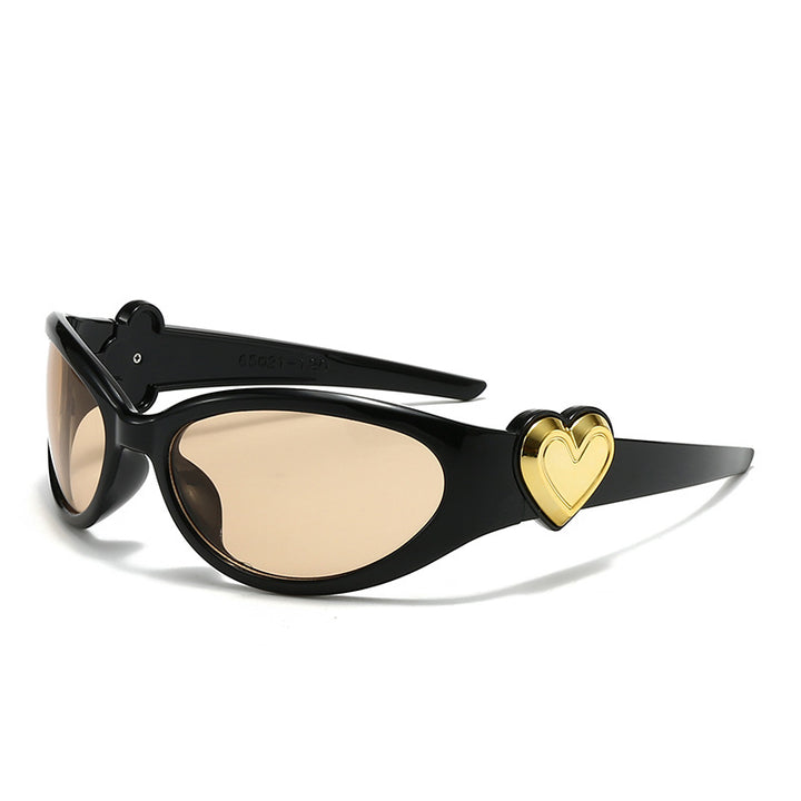 Ladies fashionable sunglasses in stylish heart design Stornfield