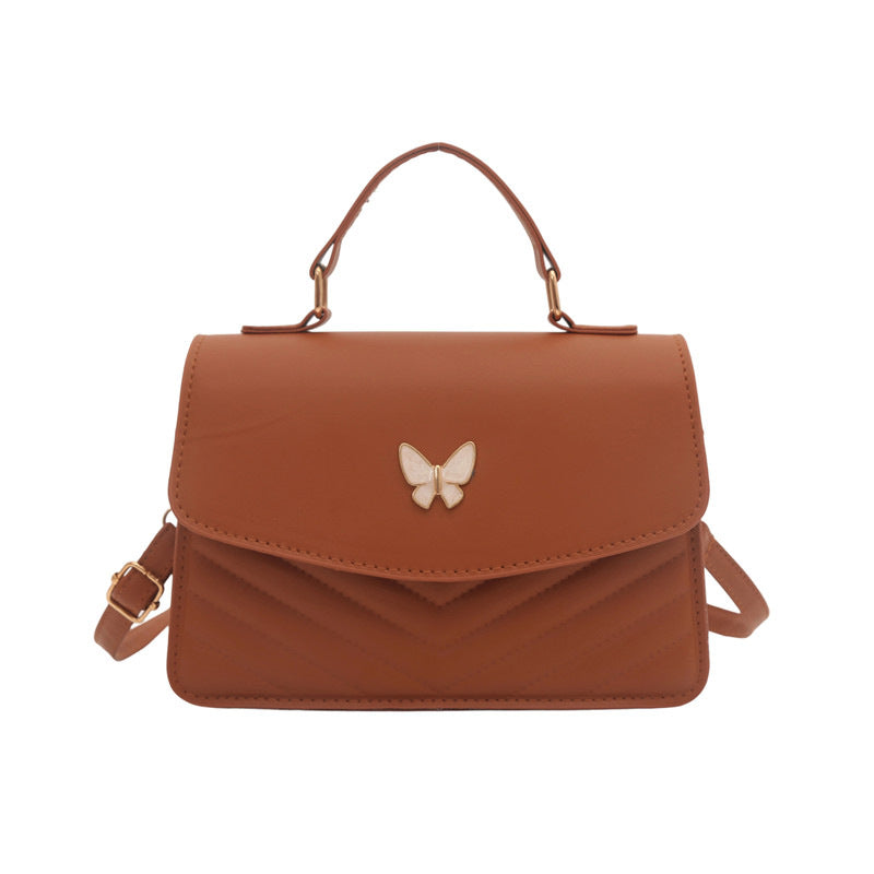 WoElegant Quilted Leather Satchel Bag Stornfield