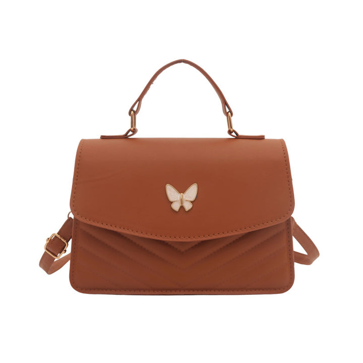 WoElegant Quilted Leather Satchel Bag Stornfield