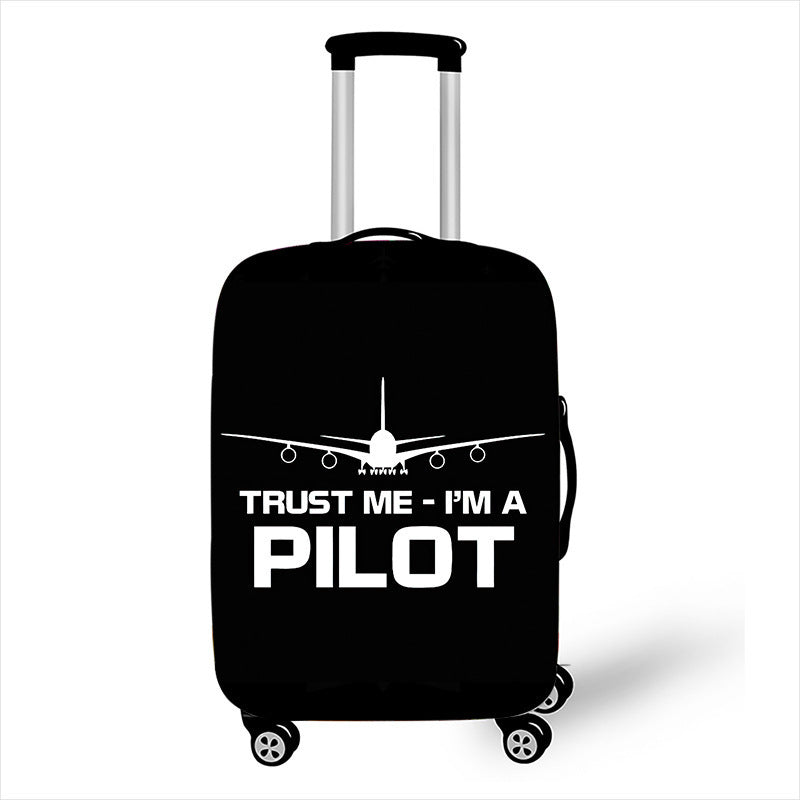 Men's hard-shell suitcase with exclusive airplane design Stornfield
