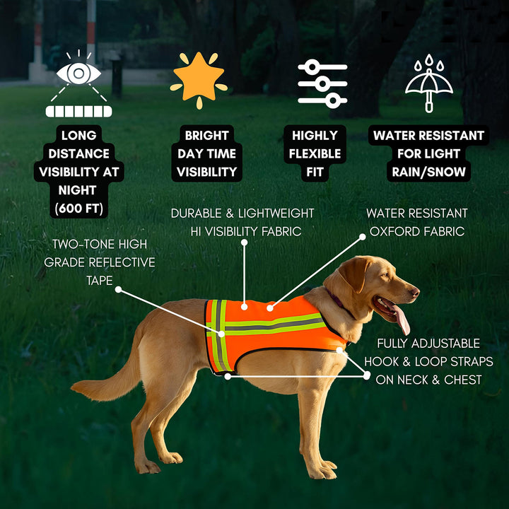 Unisex safety vest for dogs by Stornfield