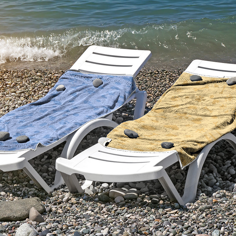 Beach towel made of skin-friendly microfiber with a creative pattern mix Stornfield