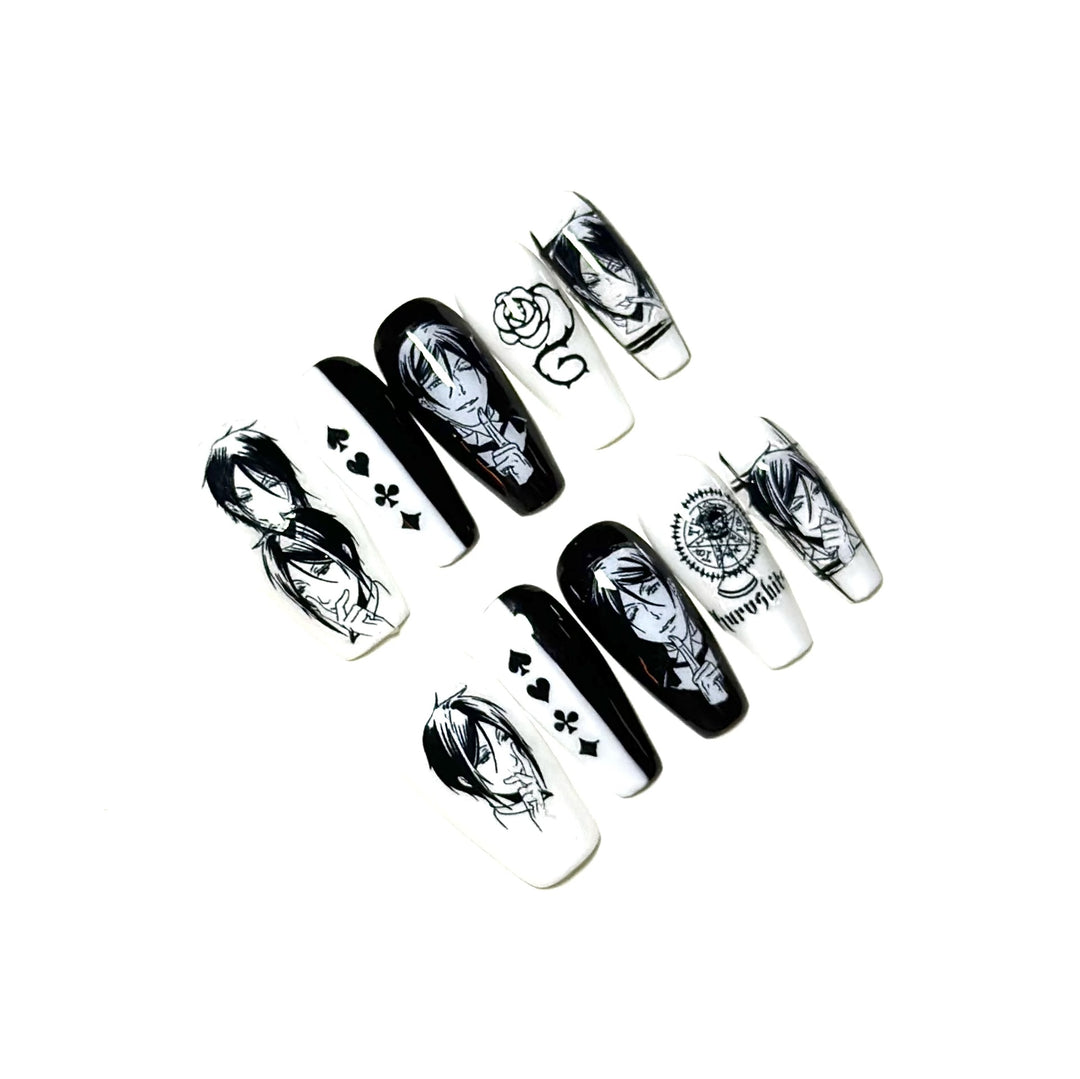 Themed Press-On Nail Art Set