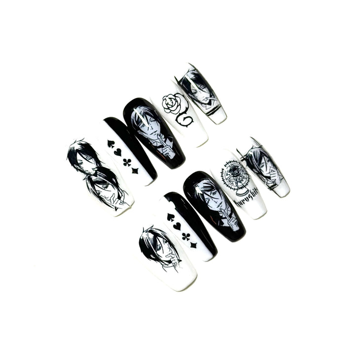 Themed Press-On Nail Art Set