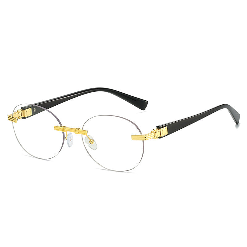 Women's fashionable sunglasses with transparent frame and flexible nose pad Stornfield