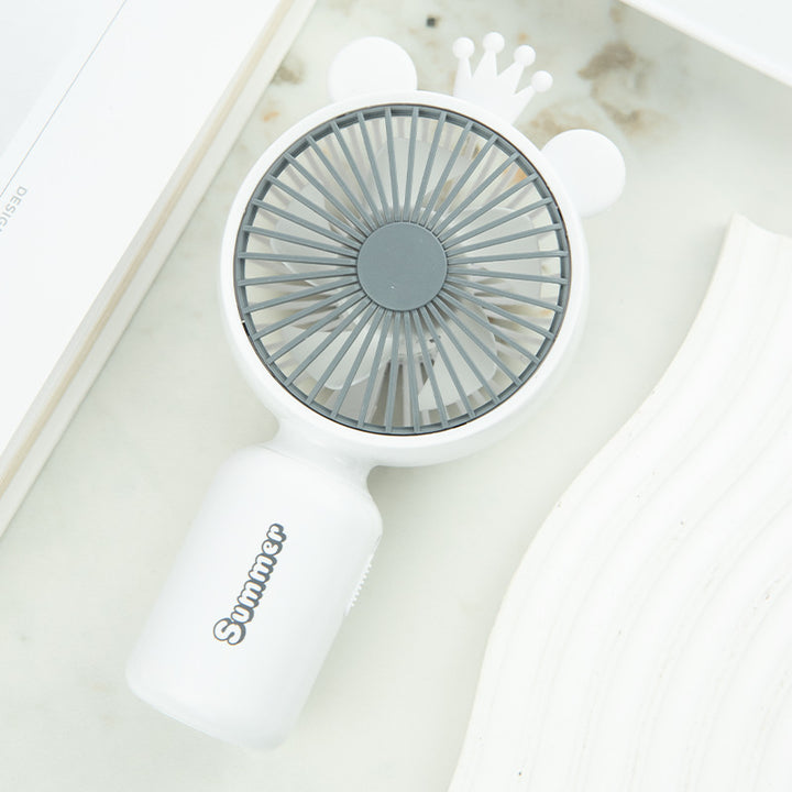 Portable Deer-Themed Handheld Cooling Fan Stornfield