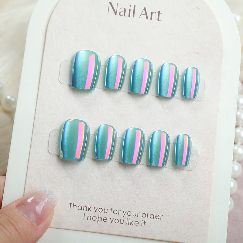 Reflective Press-On Nail Set Stornfield