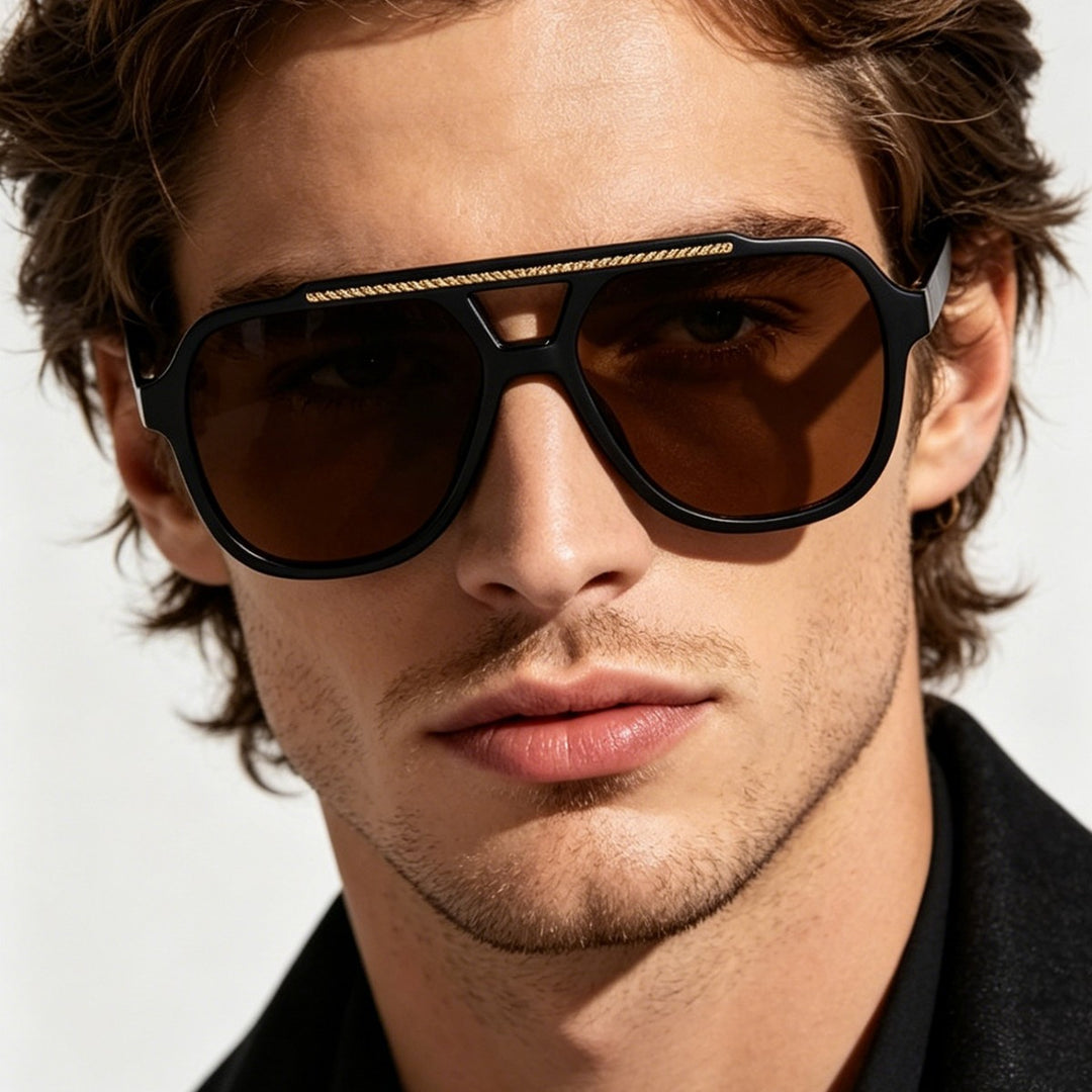 Women's designer sunglasses with extravagant pattern and protective UV protection Stornfield