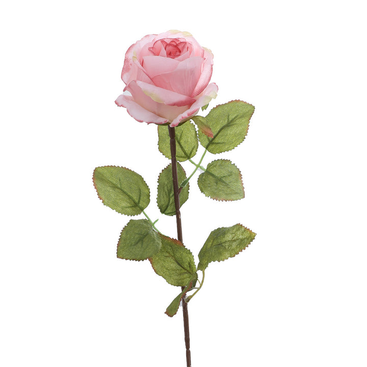 Artificial Silk Rose with Filigree Flowers
