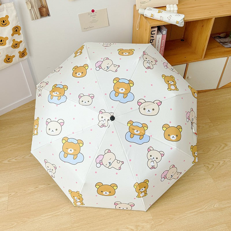 Women's Foldable Umbrella with Cute Animal Design Stornfield