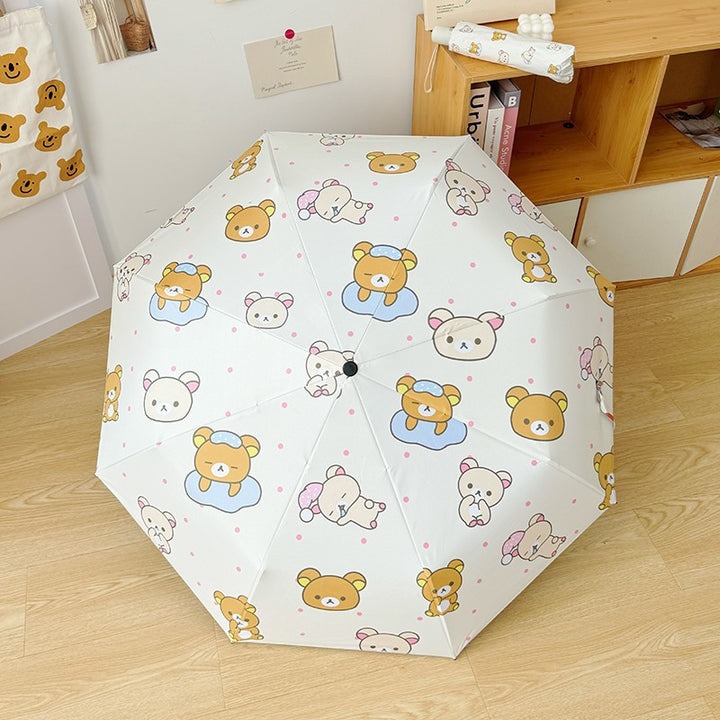 Women's Foldable Umbrella with Cute Animal Design Stornfield