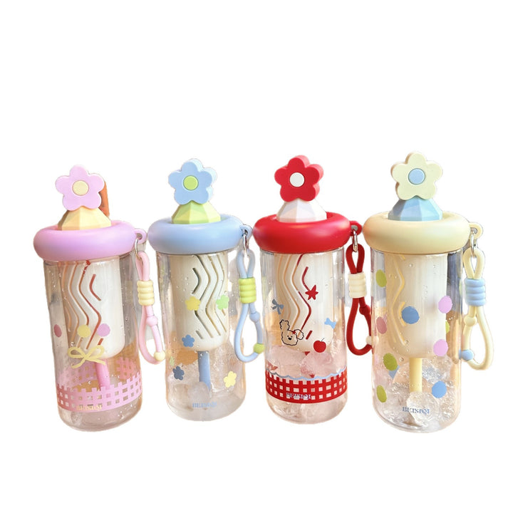 Unisex drinking cup with designs and silicone lid Stornfield
