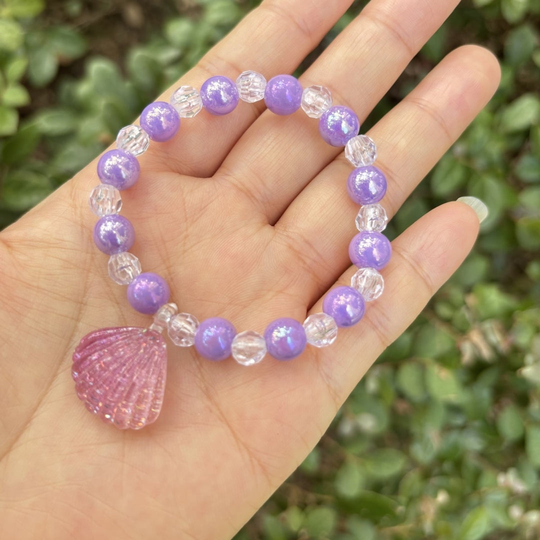 Cute bracelet with elephant charm Made of glass Stornfield