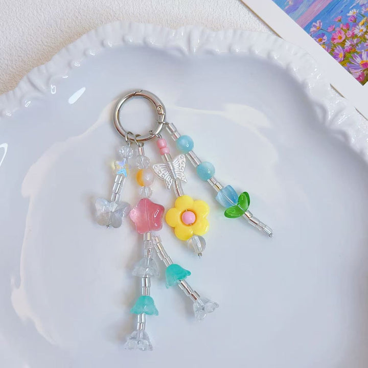 Decorative Flower Charm Keychain Stornfield 1790134623